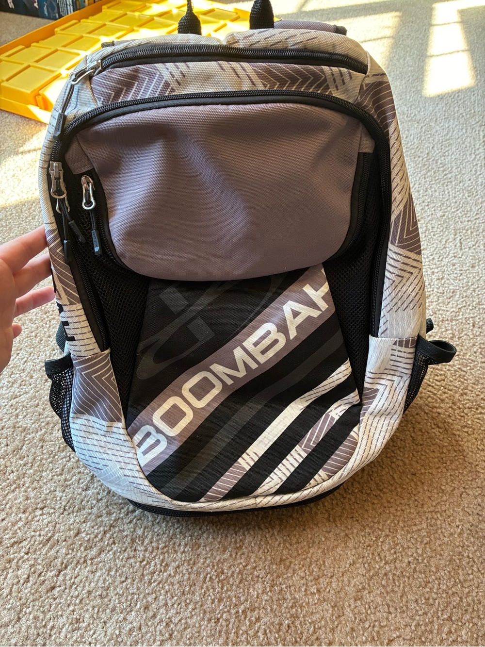Boombah Gray and Black Backpack - Performance Sport Pack